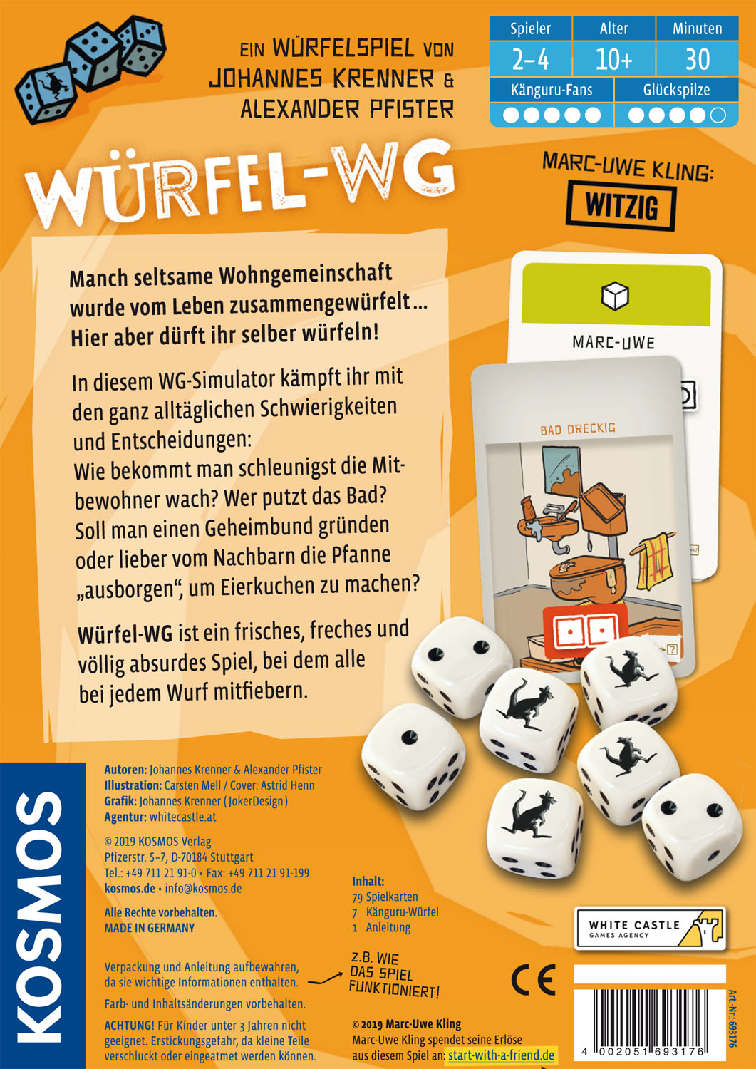 Rückseitencover Würfel-WG