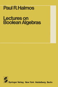 Vorderes Coverbild Lectures on Boolean Algebras