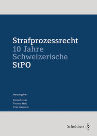 Vorderes Coverbild Strafprozessrecht