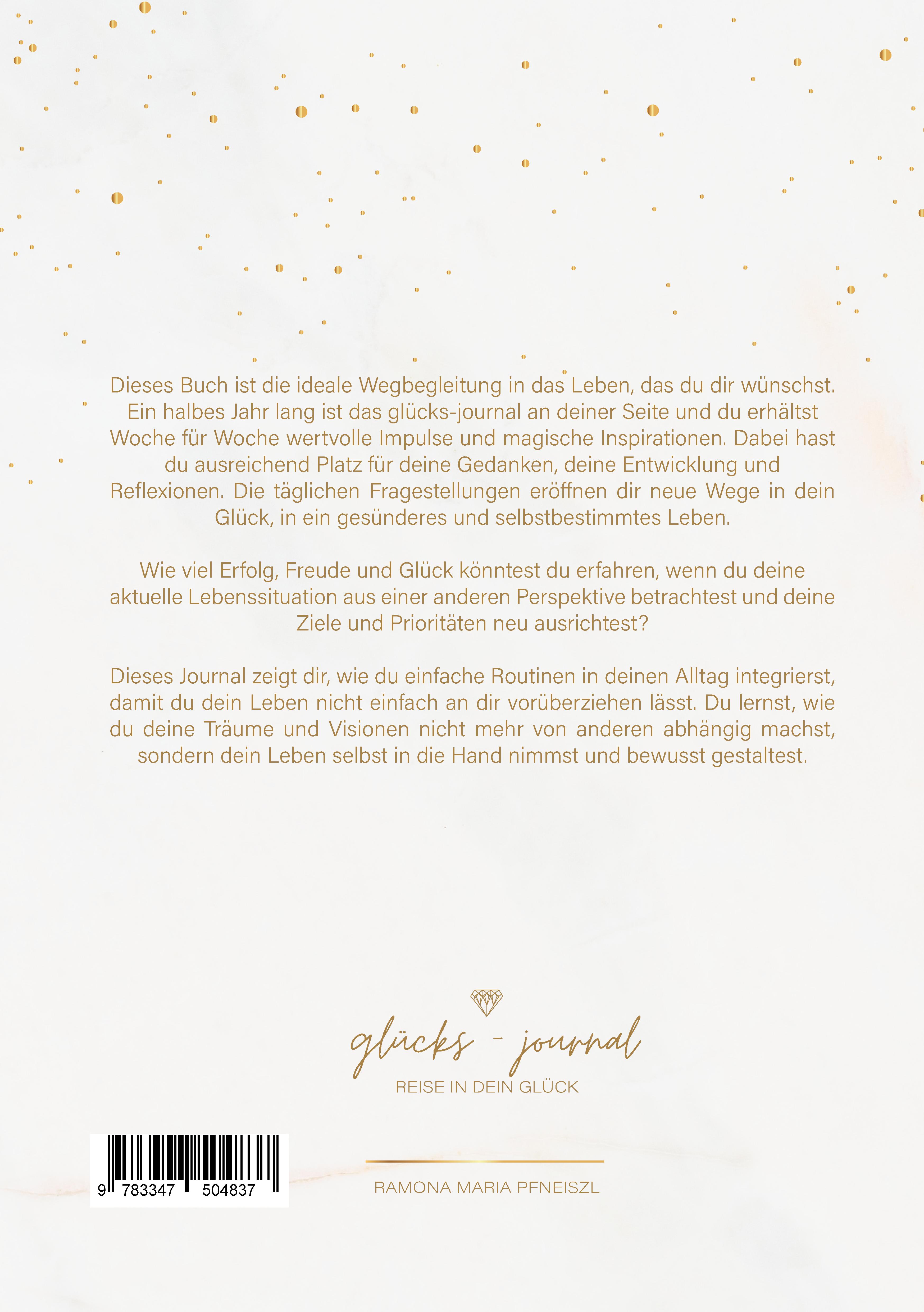 Rückseitencover glücks-journal