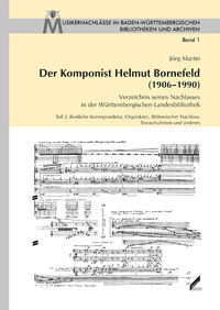 Vorderes Coverbild Der Komponist Helmut Bornefeld (1906–1990)