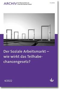 Vorderes Coverbild Der Soziale Arbeitsmarkt – wie wirkt das Teilhabechancengesetz?