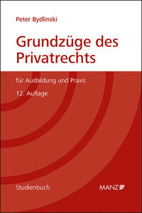 Vorderes Coverbild Grundzüge des Privatrechts