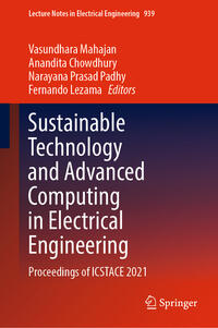 Vorderes Coverbild Sustainable Technology and Advanced Computing in Electrical Engineering