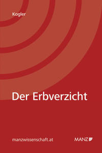 Vorderes Coverbild Der Erbverzicht