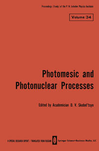 Vorderes Coverbild Photomesic and Photonuclear Processes