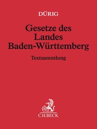 Vorderes Coverbild Gesetze des Landes Baden-Württemberg