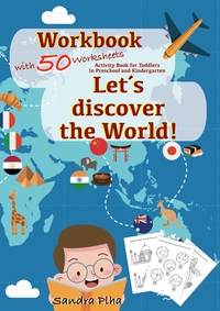 Vorderes Coverbild Workbook Let's discover the World with 50 Worksheets