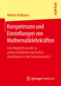 Vorderes Coverbild Kompetenzen und Einstellungen von Mathematiklehrkräften
