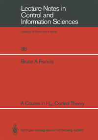 Vorderes Coverbild A Course in H8 Control Theory