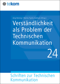 Vorderes Coverbild Verständlichkeit als Problem der Technischen Kommunikation