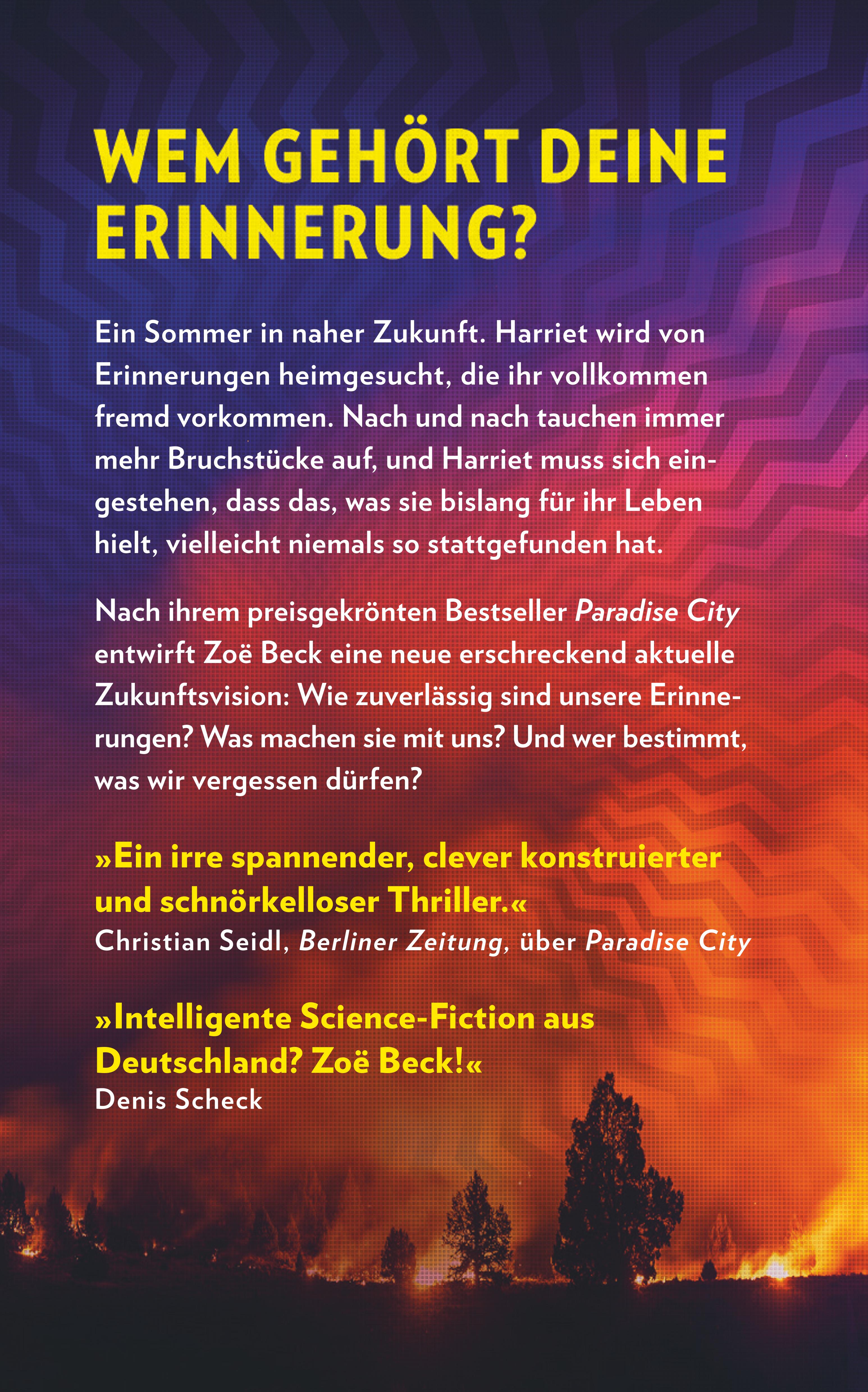 Rückseitencover Memoria