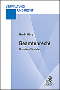 Vorderes Coverbild Beamtenrecht Nordrhein-Westfalen