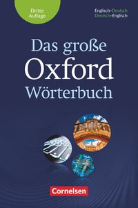 Vorderes Coverbild Das große Oxford Wörterbuch - Third Edition - B1-C1