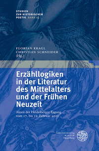 Vorderes Coverbild Erzähllogiken in der Literatur des Mittelalters und der Frühen Neuzeit