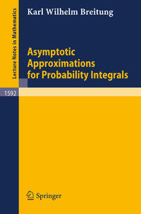 Vorderes Coverbild Asymptotic Approximations for Probability Integrals