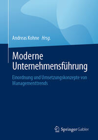 Vorderes Coverbild Moderne Unternehmensführung