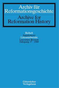 Vorderes Coverbild Archiv für Reformationsgeschichte - Literaturbericht