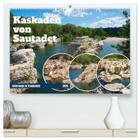 Vorderes Coverbild Kaskaden von Sautadet (hochwertiger Premium Wandkalender 2025 DIN A2 quer), Kunstdruck in Hochglanz