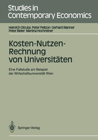 Vorderes Coverbild Kosten-Nutzen-Rechnung von Universitäten