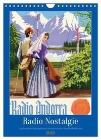 Vorderes Coverbild Radio Nostalgie - Empfangsbestätigungskarten internationaler Rundfunkstationen (Wandkalender 2025 DIN A4 hoch), CALVENDO Monatskalender