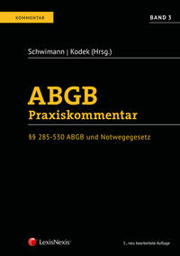 Vorderes Coverbild ABGB Praxiskommentar / ABGB Praxiskommentar - Band 3, 5.Auflage