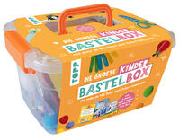 Vorderes Coverbild Die große Kinderbastelbox. Inkl. 3 Bastelbücher zum Downloaden. Mit Material und Anleitungen für lustige Bastelprojekte