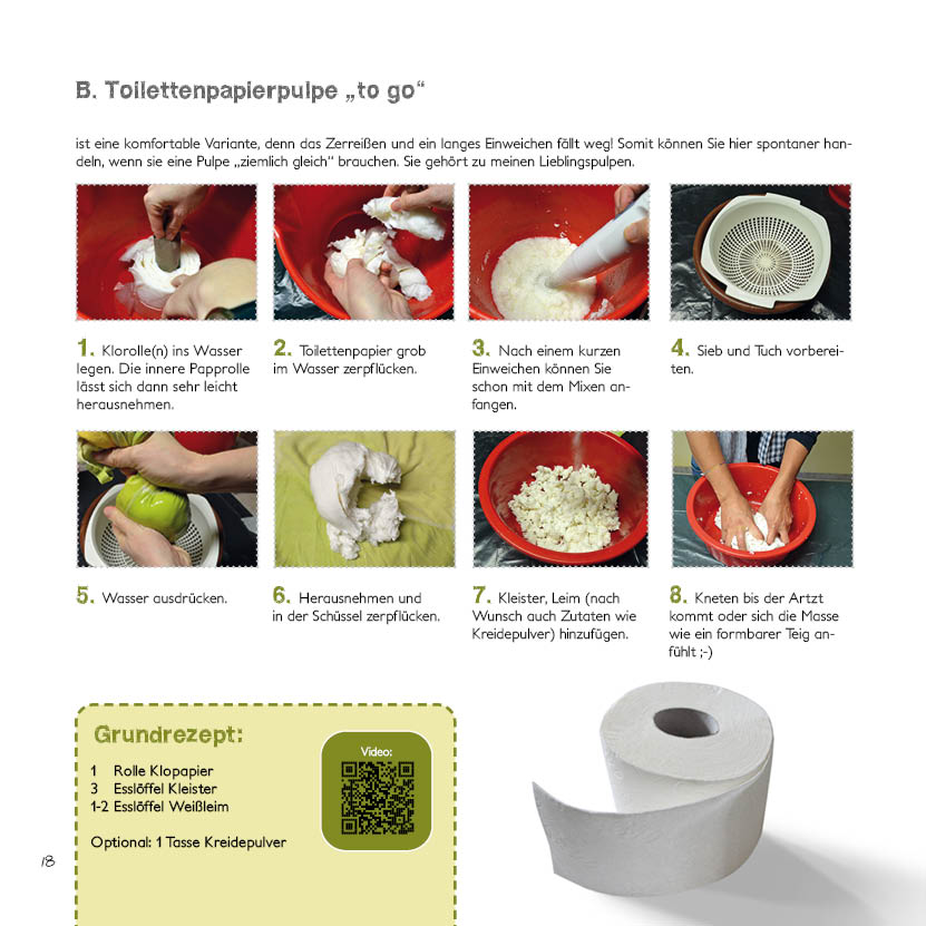 Beispielinhalt (Bild) Fasziniert von Pappmaché.