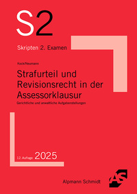 Vorderes Coverbild Strafurteil und Revisionsrecht in der Assessorklausur