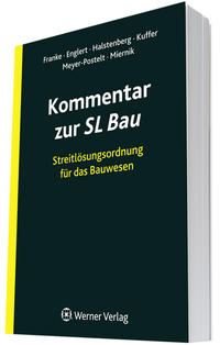 Vorderes Coverbild Kommentar zur SL-Bau