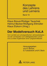 Vorderes Coverbild Der Modellversuch KoLA