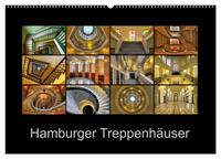 Vorderes Coverbild Hamburger Treppenhäuser (Wandkalender 2025 DIN A2 quer), CALVENDO Monatskalender