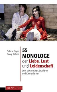 Vorderes Coverbild 55 Monologe der Liebe, Lust und Leidenschaft