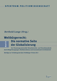 Vorderes Coverbild Weltbürgerrecht: Die normative Seite der Globalisierung