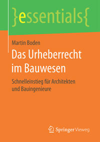 Vorderes Coverbild Das Urheberrecht im Bauwesen