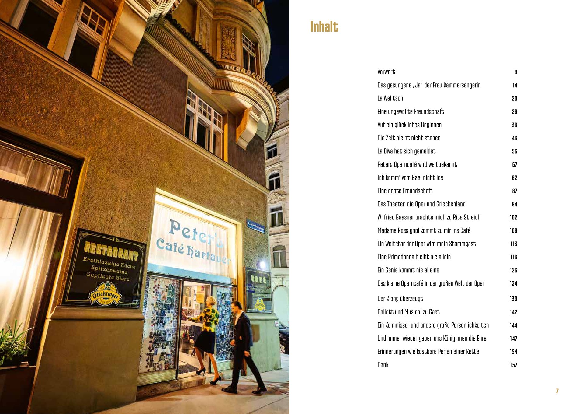 Beispielinhalt (Bild) Die große Welt der Oper in Peters Operncafé