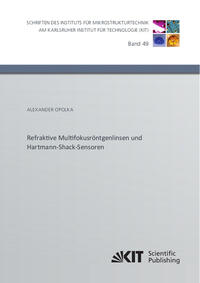 Vorderes Coverbild Refraktive Multifokusröntgenlinsen und Hartmann-Shack-Sensoren
