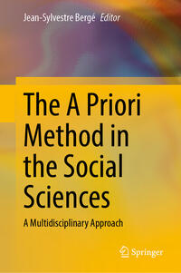 Vorderes Coverbild The A Priori Method in the Social Sciences
