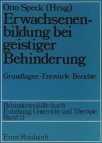 Vorderes Coverbild Erwachsenenbildung bei geistiger Behinderung