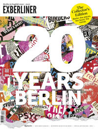 Vorderes Coverbild Exberliner Collector’s Issue: 20 Years Berlin