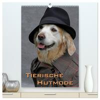 Vorderes Coverbild Tierische Hutmode (hochwertiger Premium Wandkalender 2025 DIN A2 hoch), Kunstdruck in Hochglanz