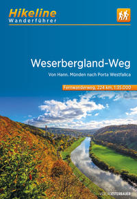 Vorderes Coverbild Wanderführer Weserbergland-Weg