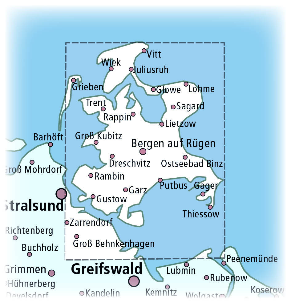 Beispielinhalt (Bild) Rügen, Bergen - Sassnitz - Stralsund
