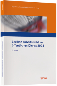 Vorderes Coverbild Lexikon Arbeitsrecht im öffentlichen Dienst 2024