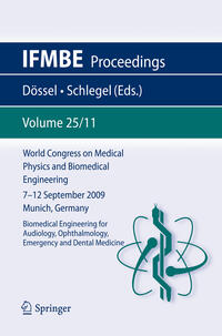 Vorderes Coverbild World Congress on Medical Physics and Biomedical Engineering September 7 - 12, 2009 Munich, Germany