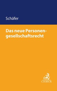 Vorderes Coverbild Das neue Personengesellschaftsrecht