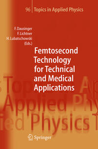 Vorderes Coverbild Femtosecond Technology for Technical and Medical Applications