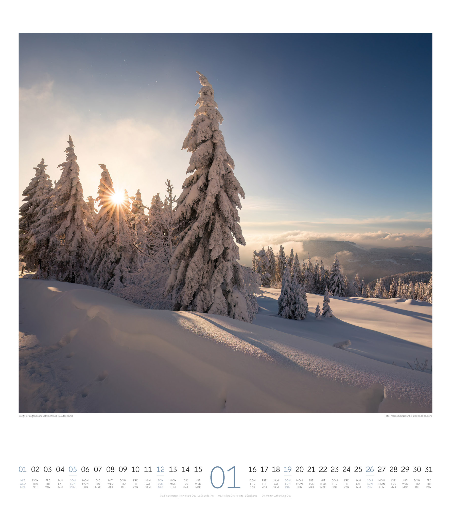 Beispielinhalt (Bild) Lichtblicke Kalender 2025