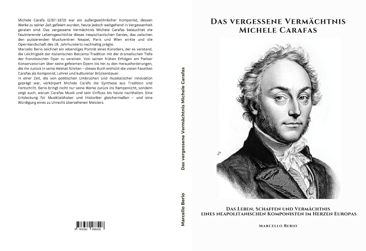 Gesamtes Coverbild Das vergessene Vermächtnis Michele Carafas