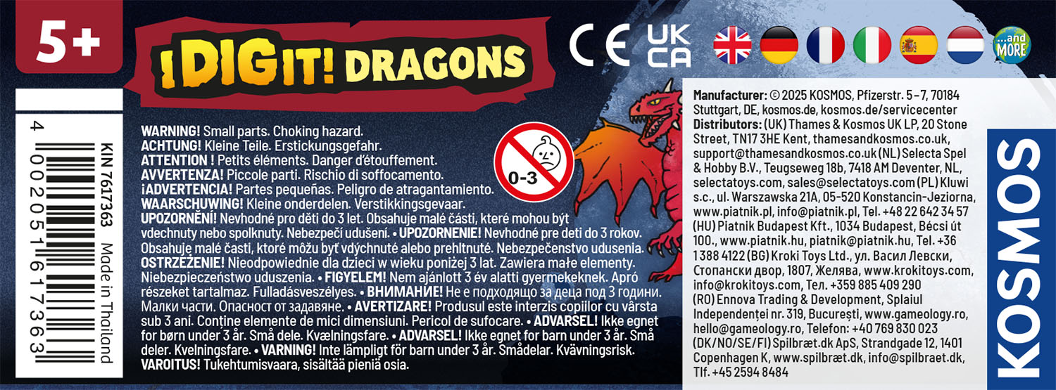 Rückseitencover I Dig It! Dragons 24 Ex INT